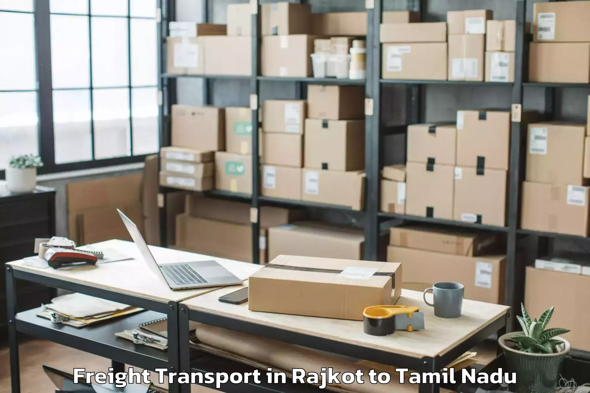 Quality Rajkot to Pallappatti Freight Transport